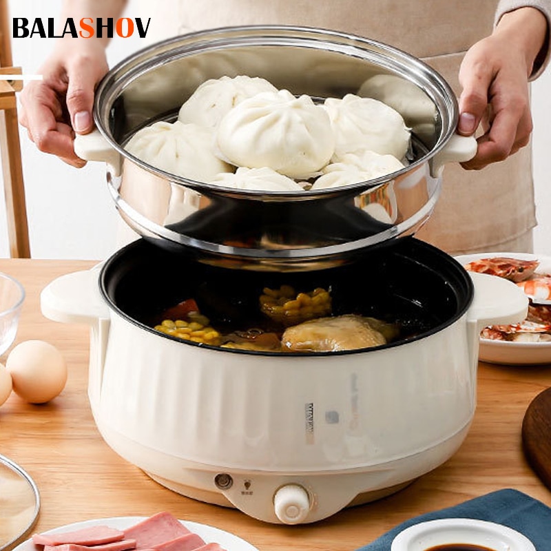 Slow Cooker Ceramic - 220V Multi-Fornuizen Enkele/Dubbele Laag Elektrische Pot