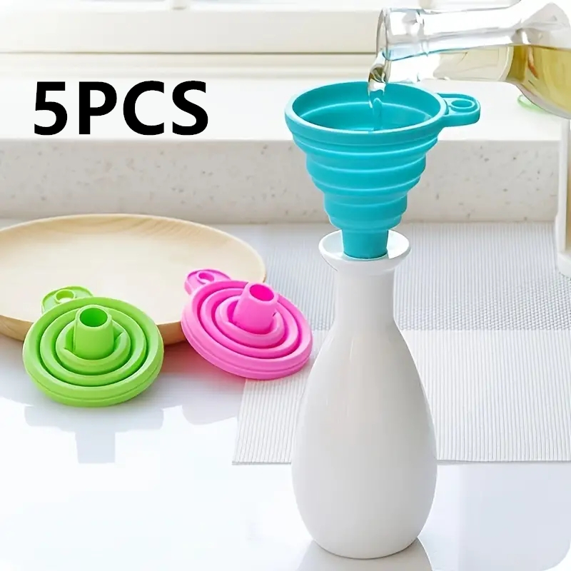Kitchen Appliances And Utensils - Siliconen opvouwbare trechter Multifunctionele draagbare mini-keuken