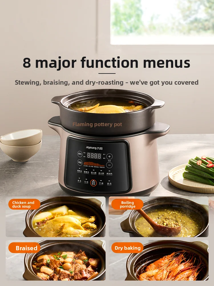 Slow Cooker Ceramic - 220V Joyoung elektrische slowcooker automatische keramische