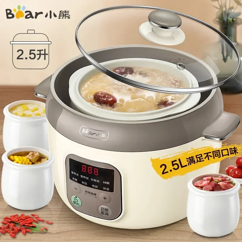 Slow Cooker Ceramic - Bear Stew Elektrische Stoofpot Keramische Automatische