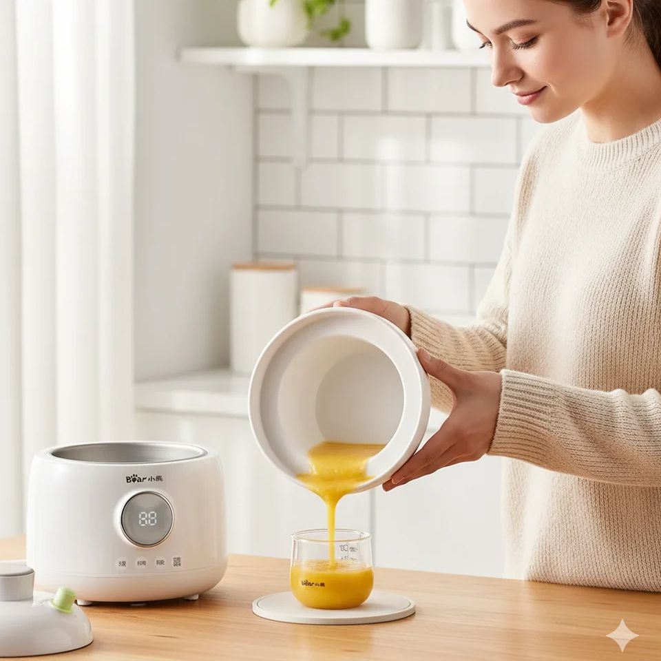 Slow Cooker Ceramic - Bear Babyvoeding Fornuis Elektrische Slowcooker Keramisch