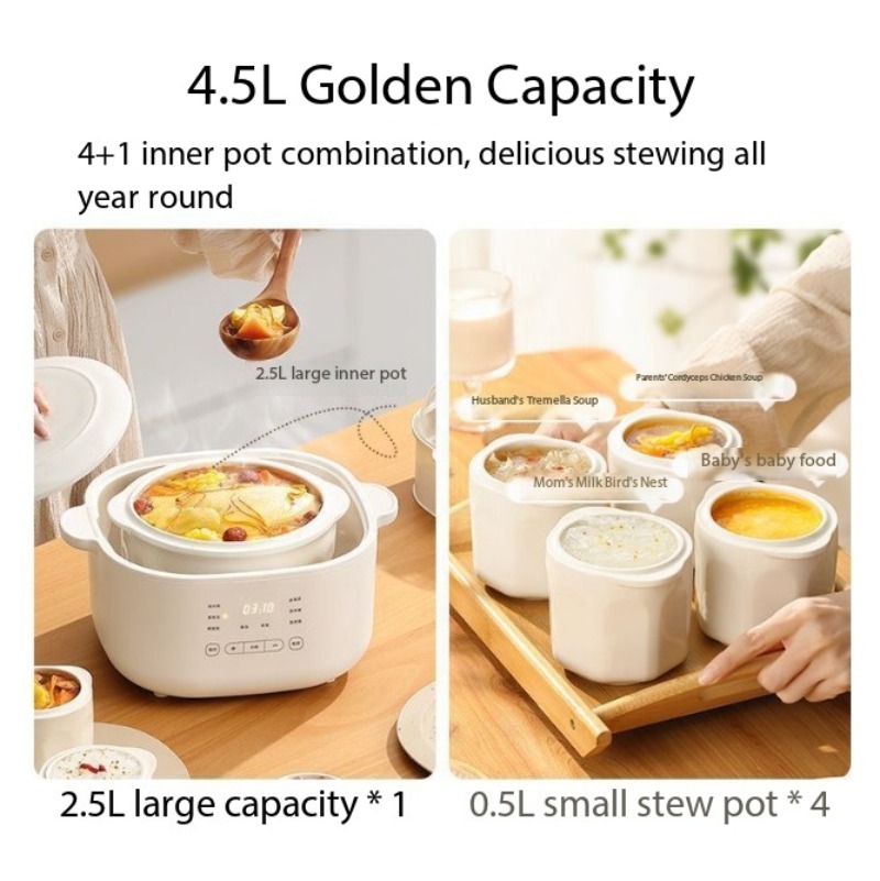 4,5L Automatische keramische s - Slow Cooker Ceramic recensie en prijs