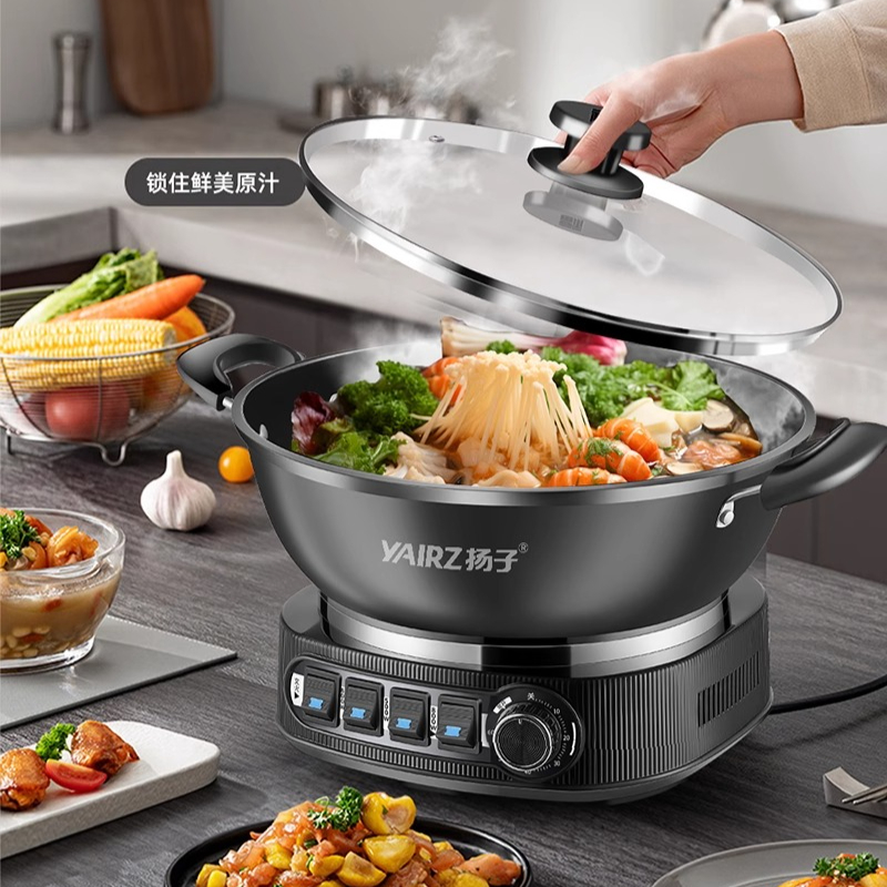 Elektrische koekenpan met anti - Slow Cooker Ceramic recensie en prijs