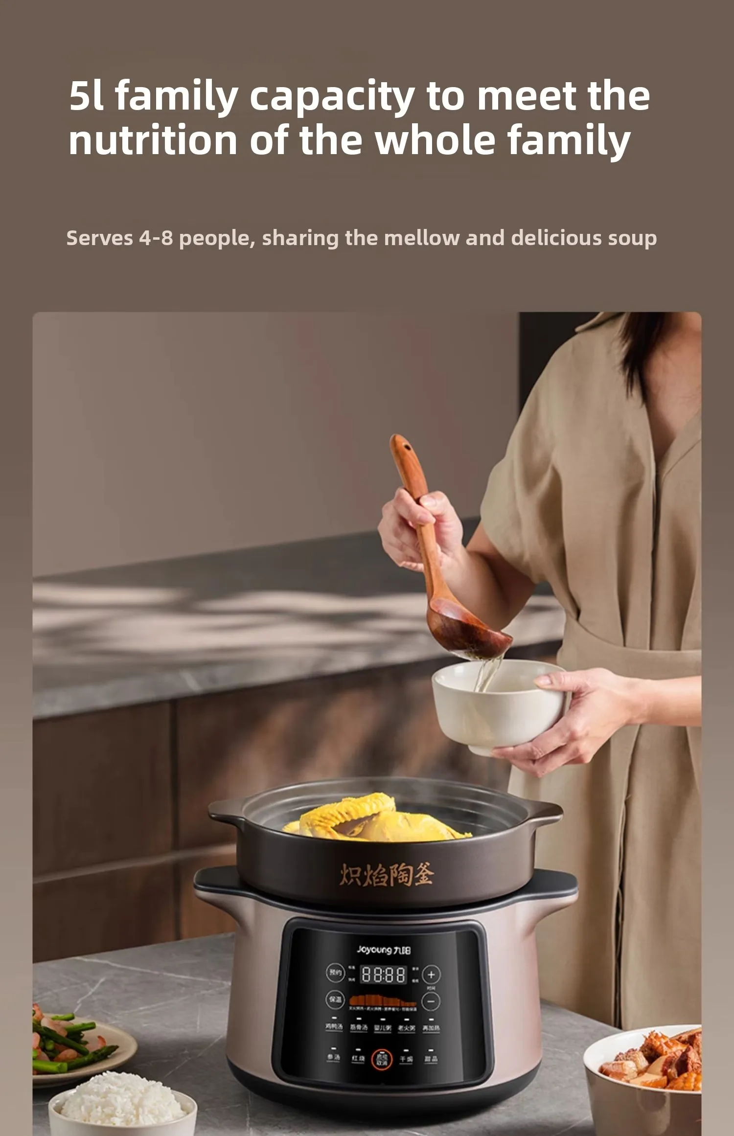 220V Joyoung elektrische slowc - Slow Cooker Ceramic recensie en prijs