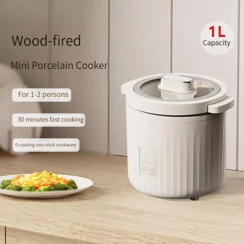 1L Kleine Mini Rijstkoker 110V - Slow Cooker Ceramic recensie en prijs