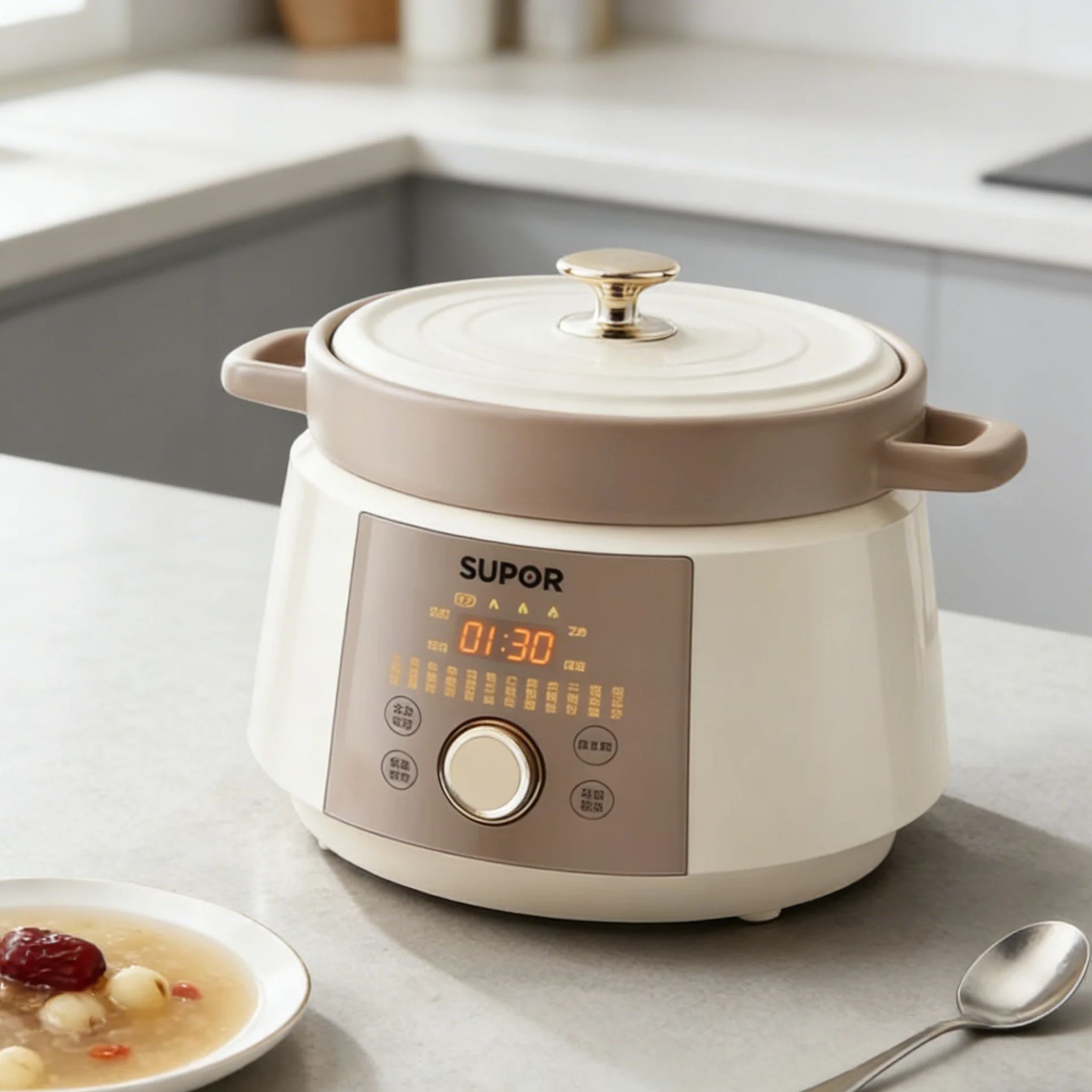 4L keramische huishoudelijke e - Slow Cooker Ceramic recensie en prijs